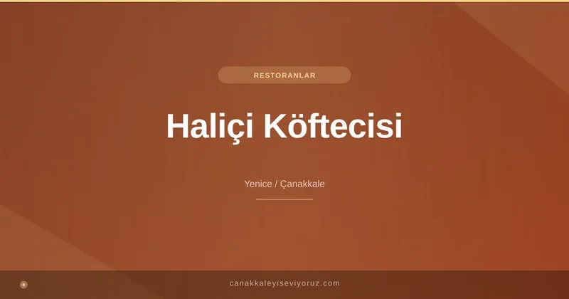 Haliçi Köftecisi