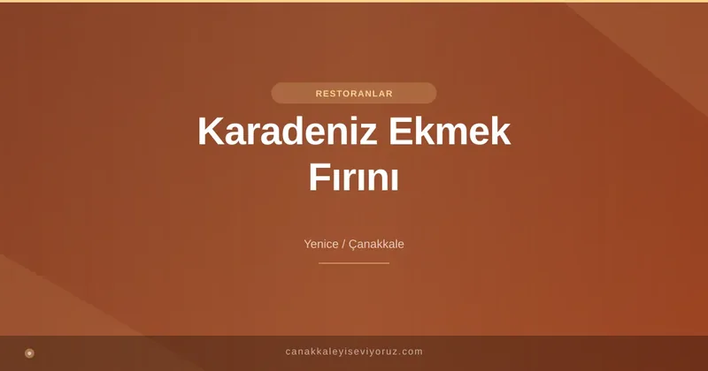 Karadeniz Ekmek Fırını