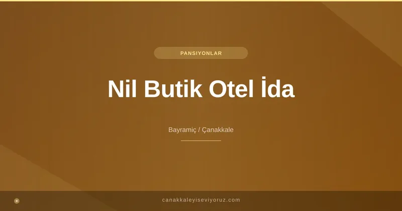 Nil Butik Otel İda