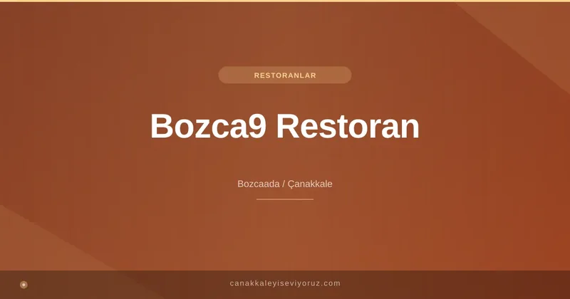 Bozca9 Restoran