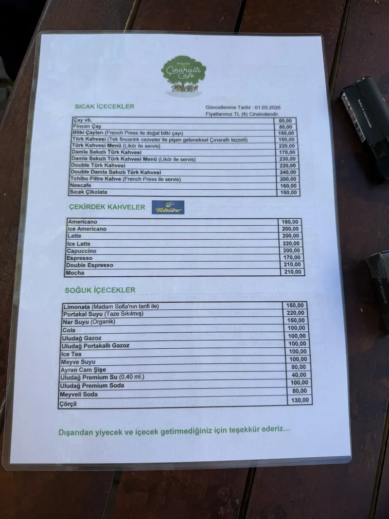Çınaraltı Cafe
