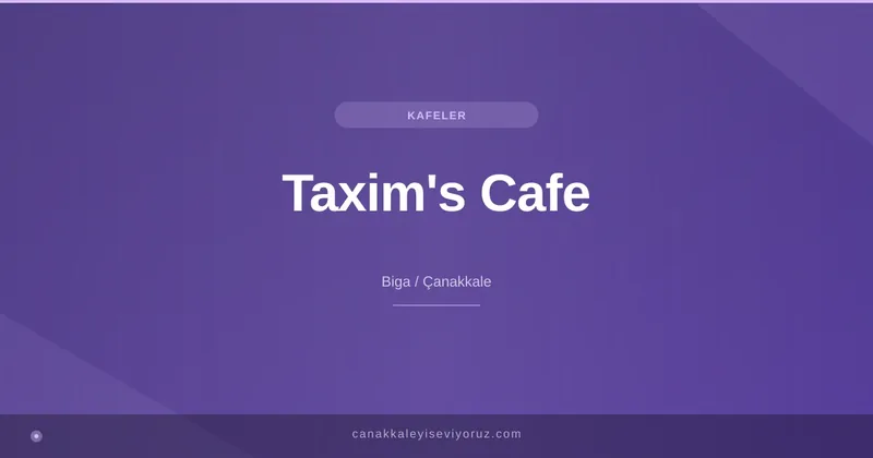 Taxim's Cafe