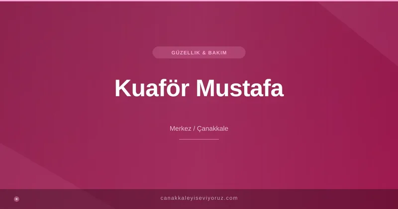 Kuaför Mustafa