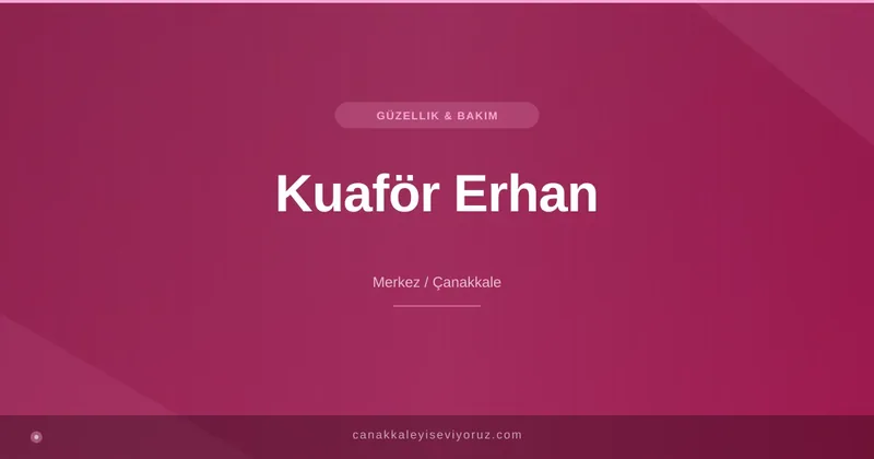 Kuaför Erhan