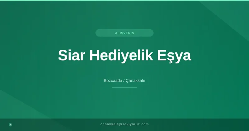 Siar Hediyelik Eşya