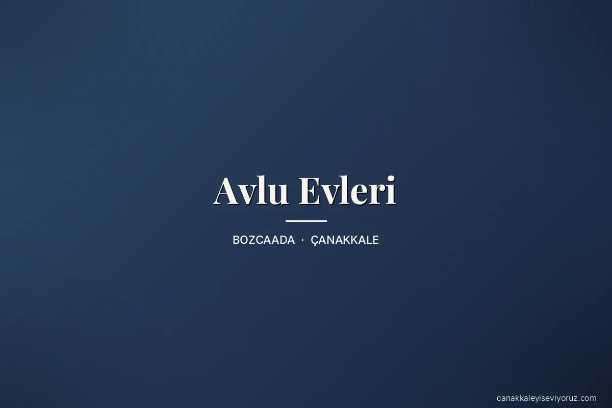 Avlu Evleri
