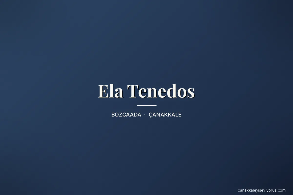 Ela Tenedos
