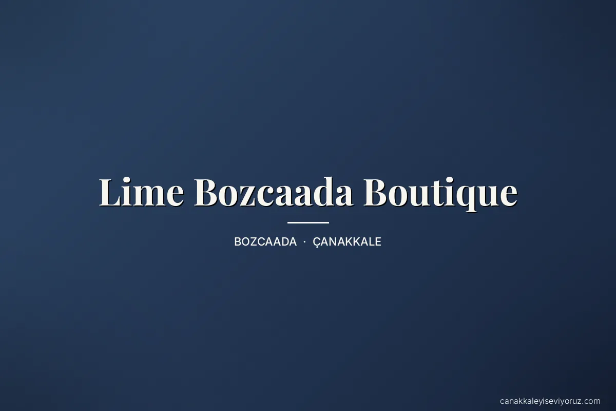 Lime Bozcaada Boutique