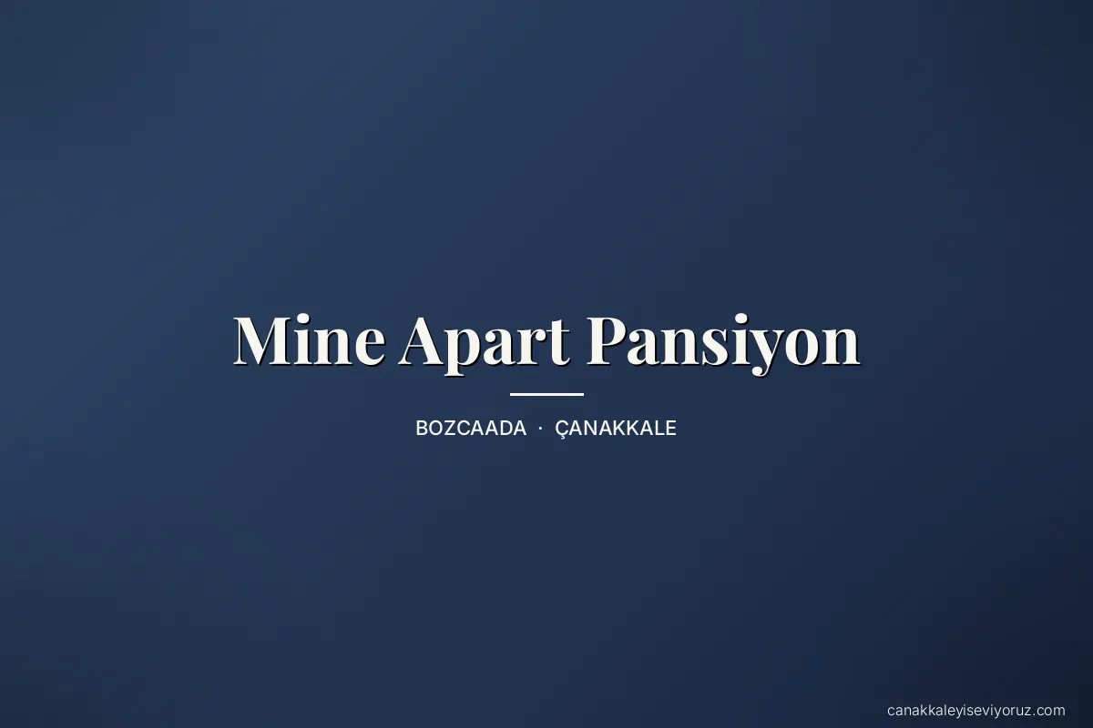 Mine Apart Pansiyon
