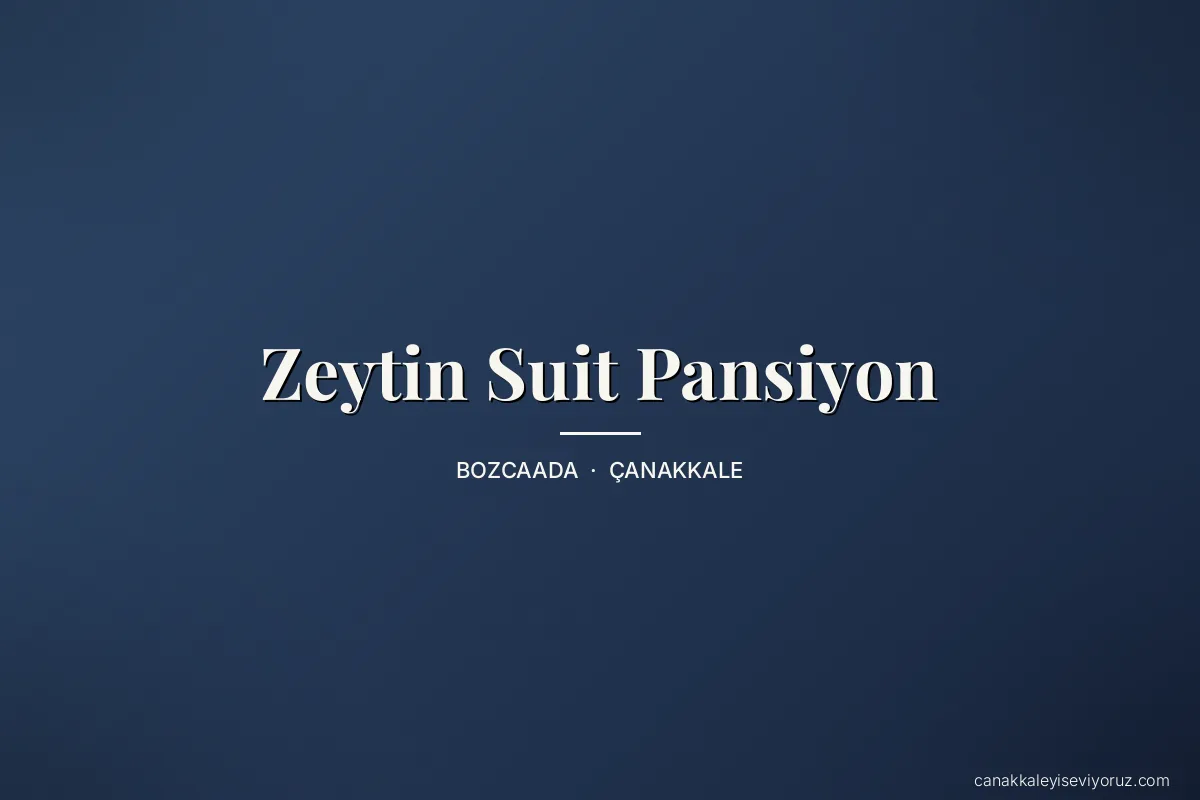 Zeytin Suit Pansiyon