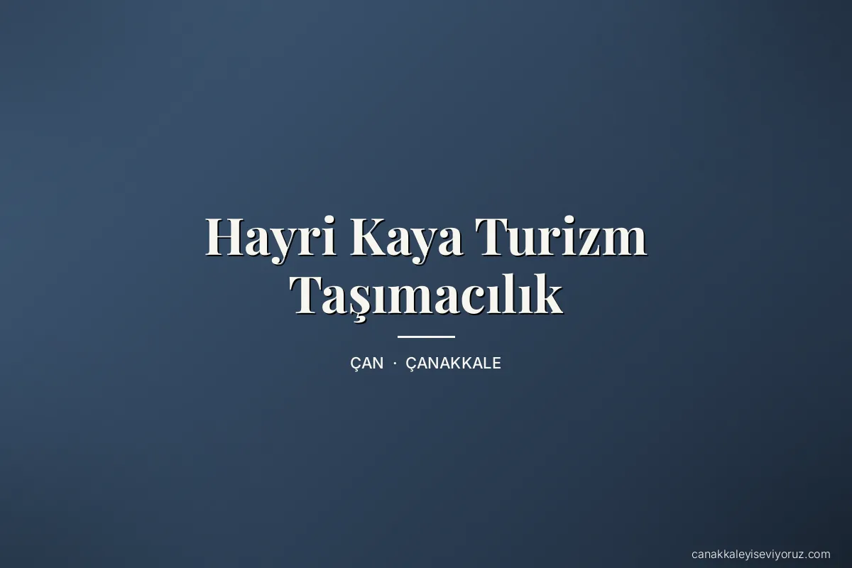Hayri Kaya Turizm Taşımacılık