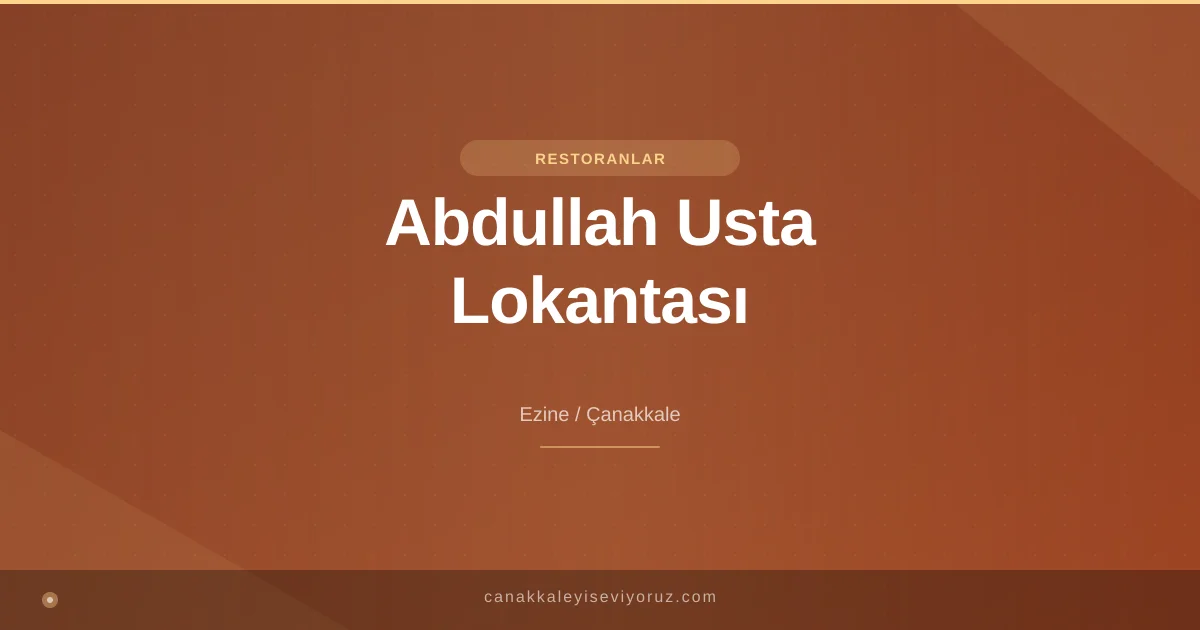 Abdullah Usta Lokantası