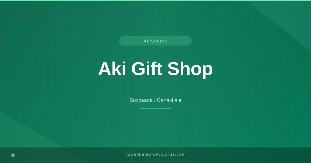 Aki Gift Shop