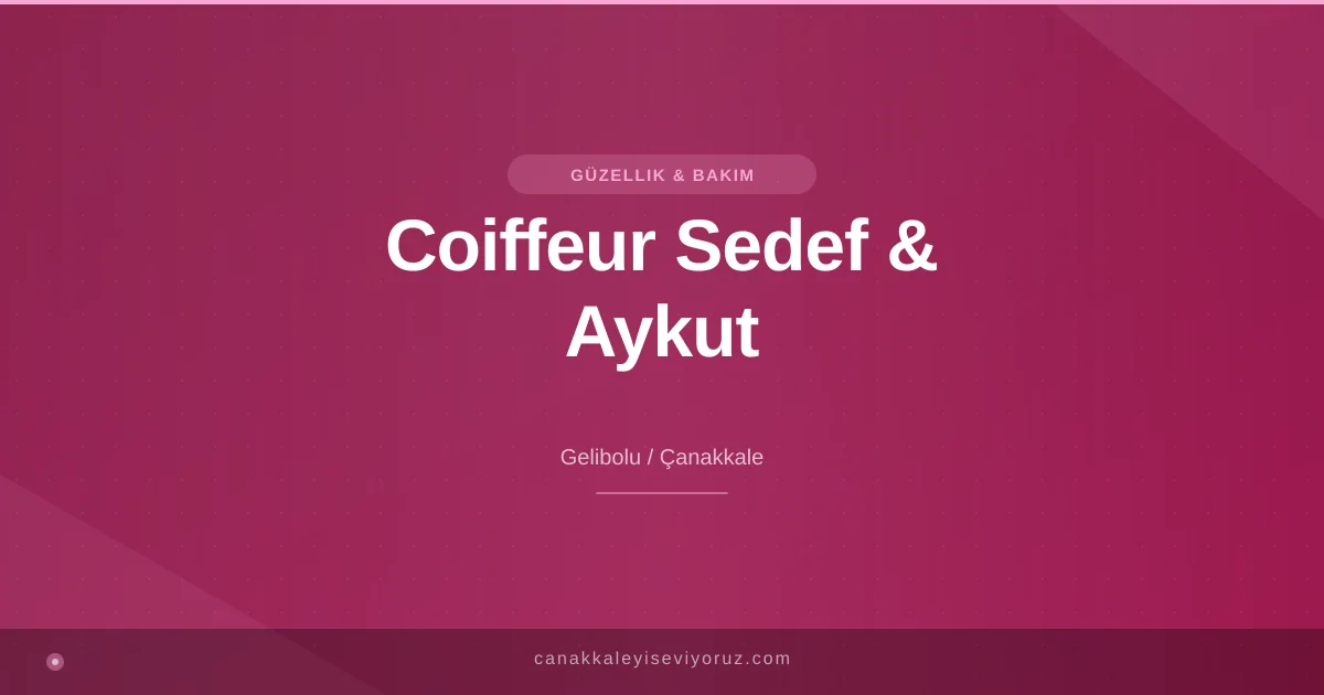 Coiffeur Sedef & Aykut