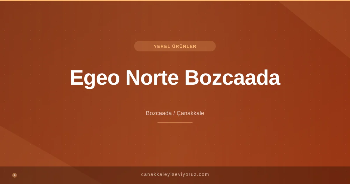 Egeo Norte Bozcaada
