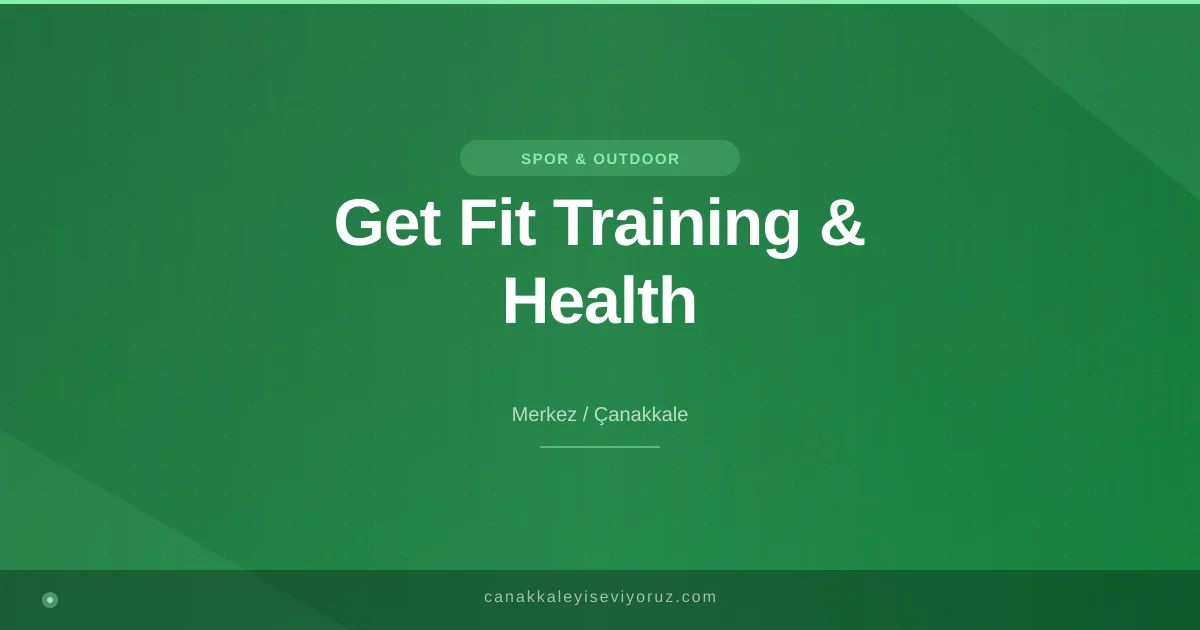 Get Fit Training & Health