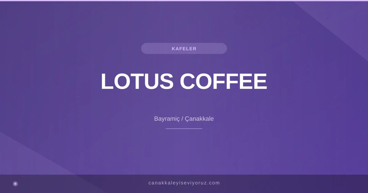 LOTUS COFFEE