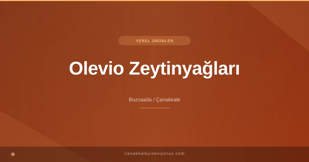 Olevio Zeytinyağları