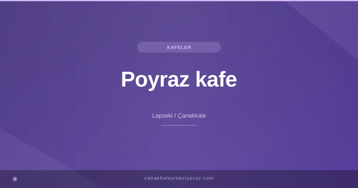 Poyraz kafe