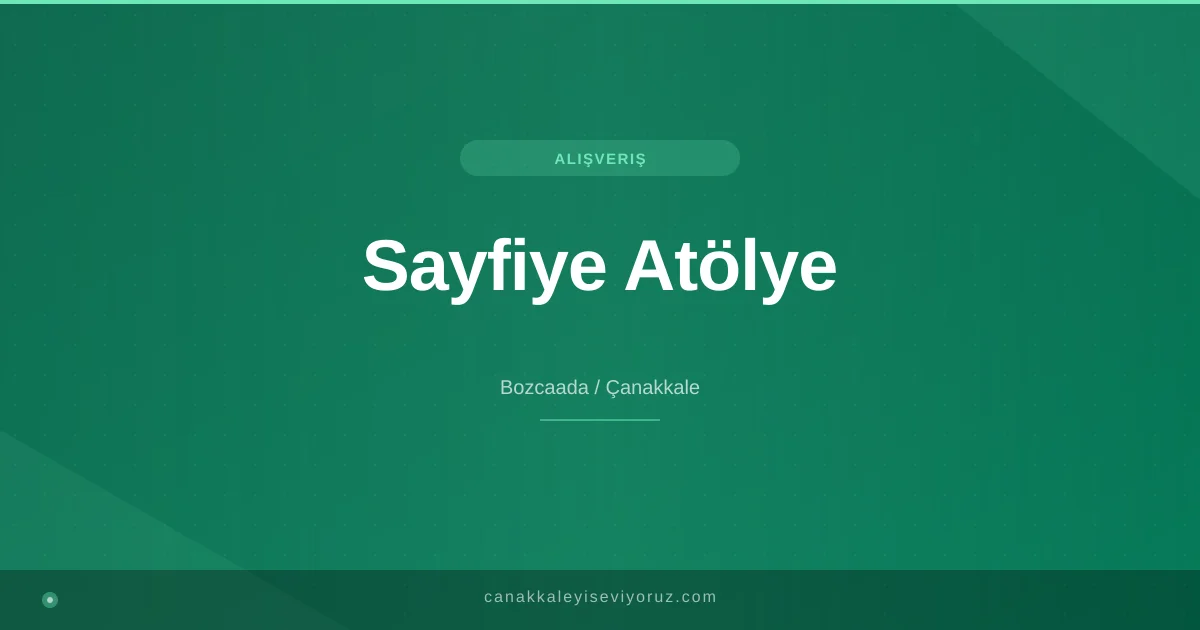 Sayfiye Atölye