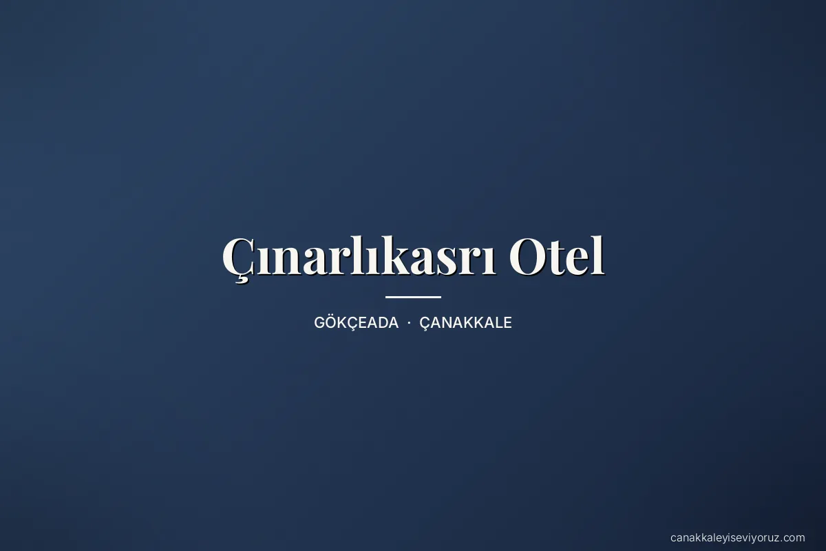 Çınarlıkasrı Otel
