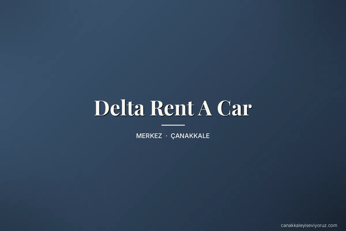 Delta Rent A Car