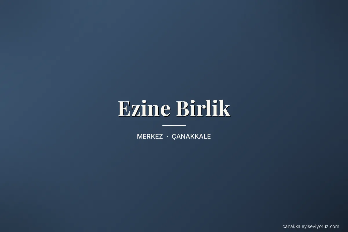 Ezine Birlik