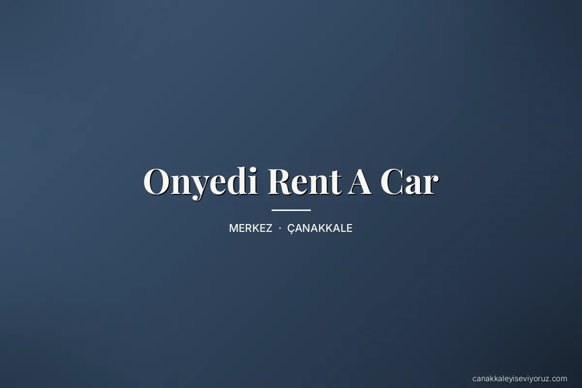 Onyedi Rent A Car