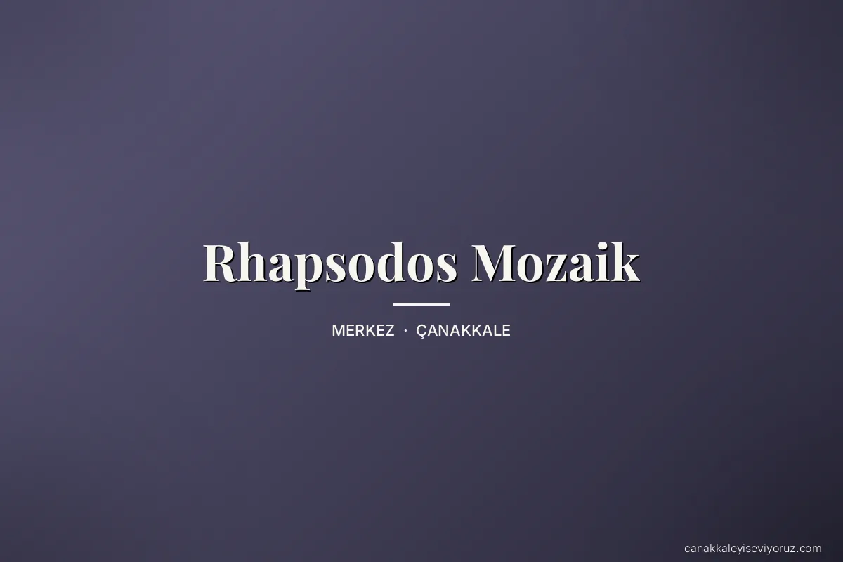 Rhapsodos Mozaik