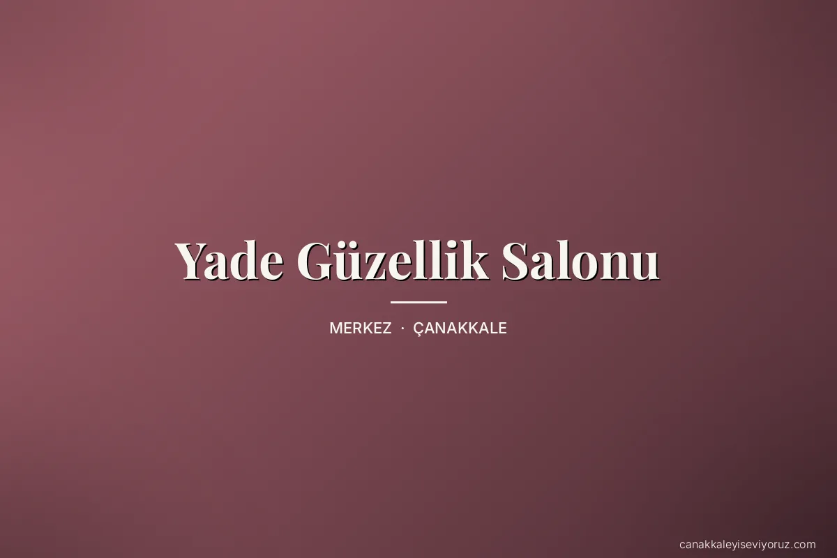 Yade Güzellik Salonu