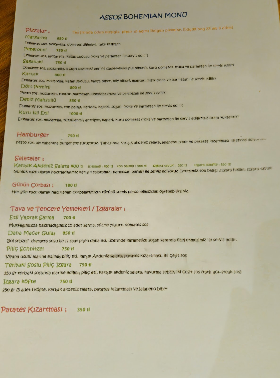 Assos Bohemian Restaurant