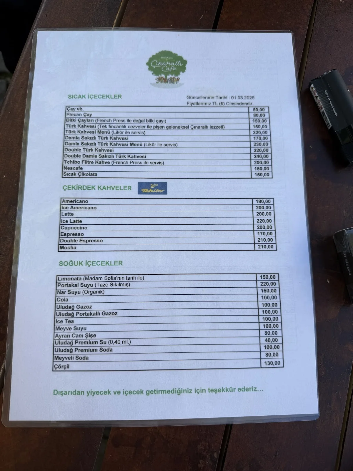 Çınaraltı Cafe