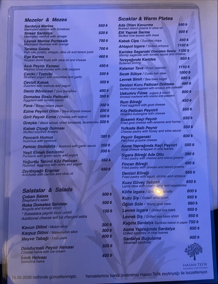 Hasan Tefik Restoran ve Zeytinyağı