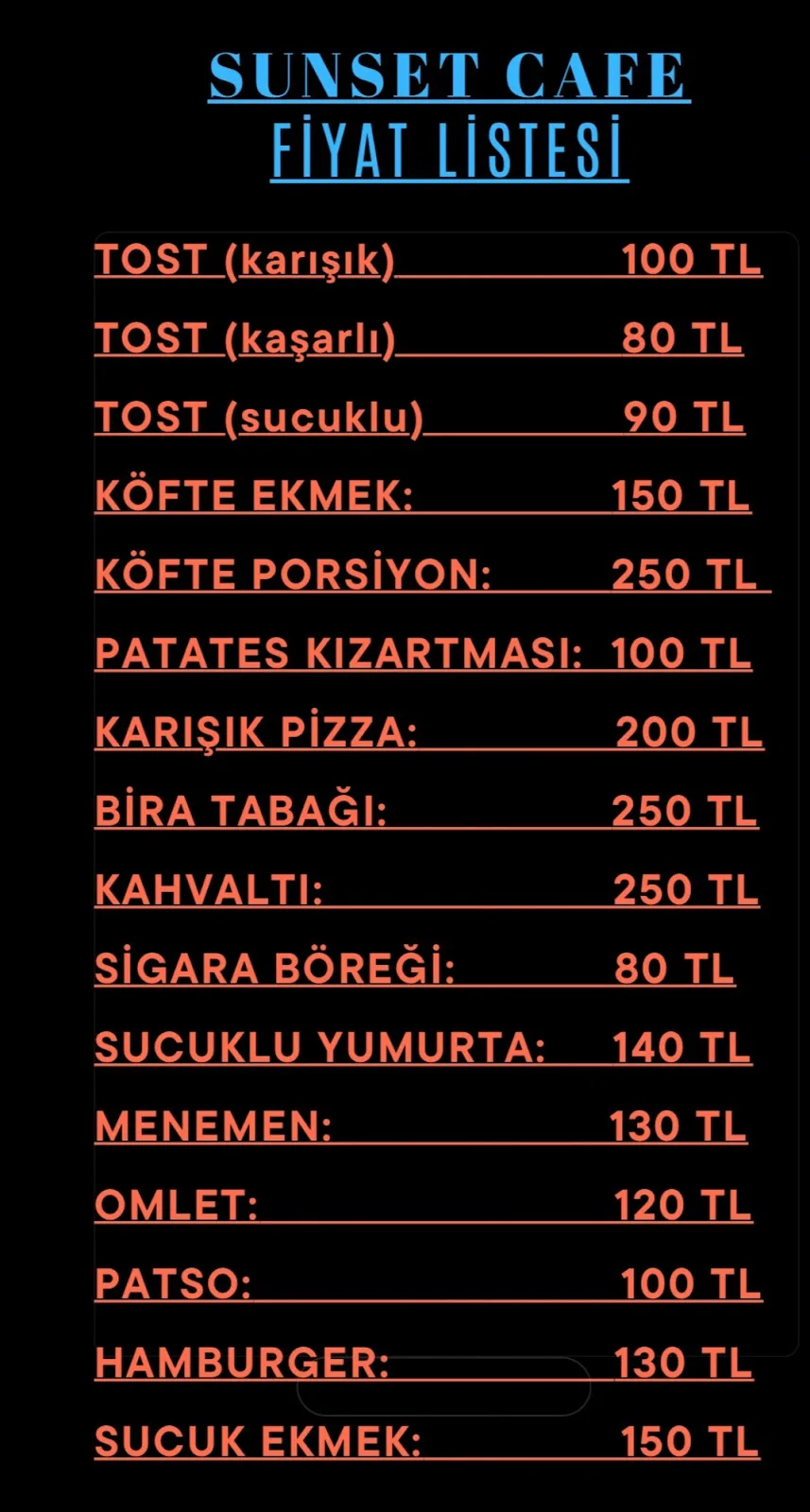 Sunset Cafe&Bar