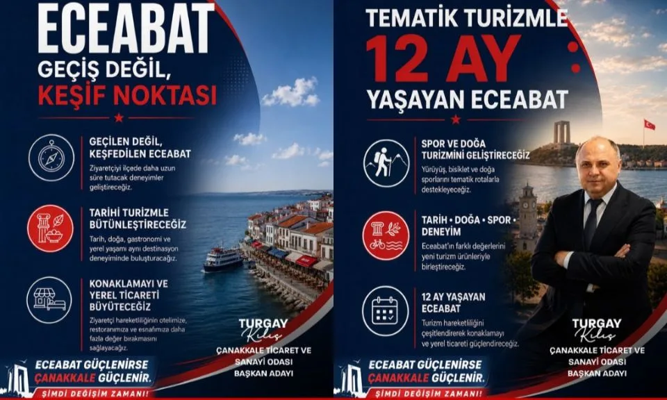 Turgay Kılıç: Eceabat’ta Turizm Ekonomisini Büyüteceğiz