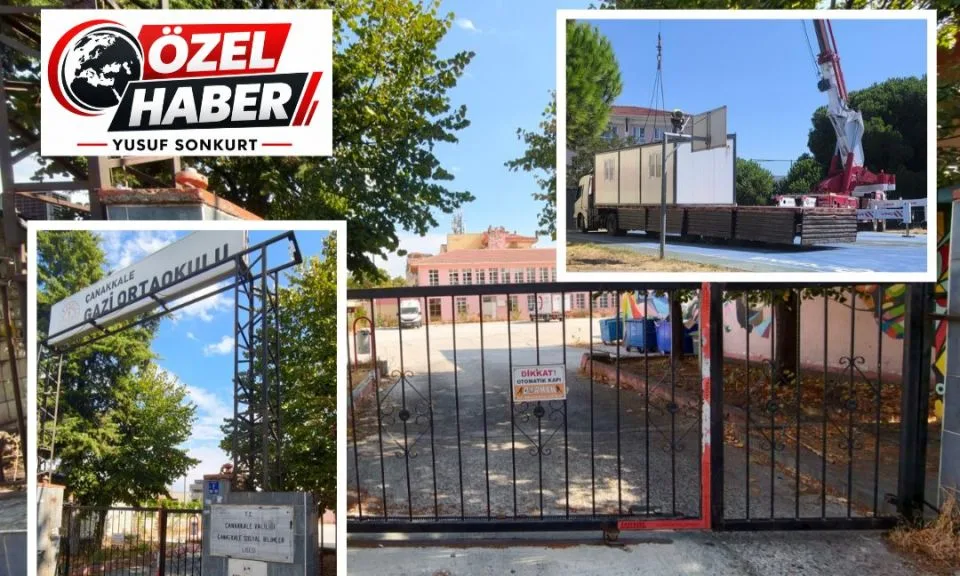 Öğrenciler Konteynere Sıkıştırıldı, Boş Okul Neden Kullanılmadı?