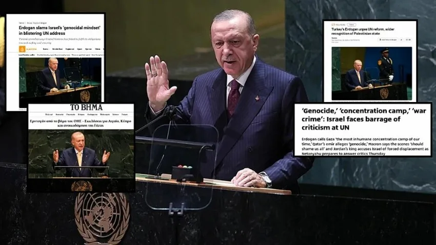 ERDOĞAN’IN BM MESAJLARI DÜNYA BASININDA: GAZZE, BM REFORMU VE KIBRIS ÖNE ÇIKTI