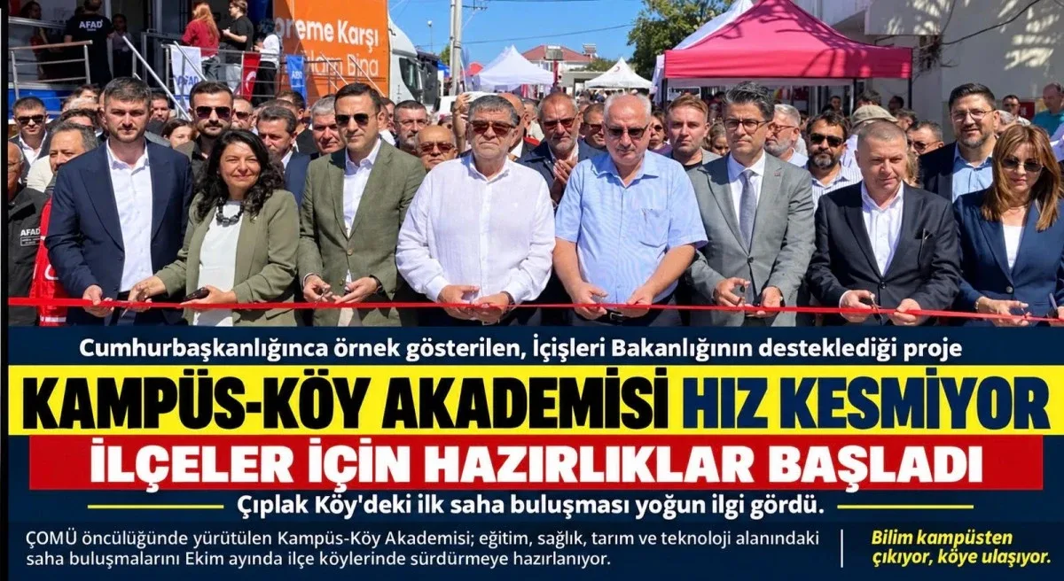 Kampüs-Köy Akademisi hız kesmiyor: İkinci saha buluşması için ilçelerde hazırlıklar başladı