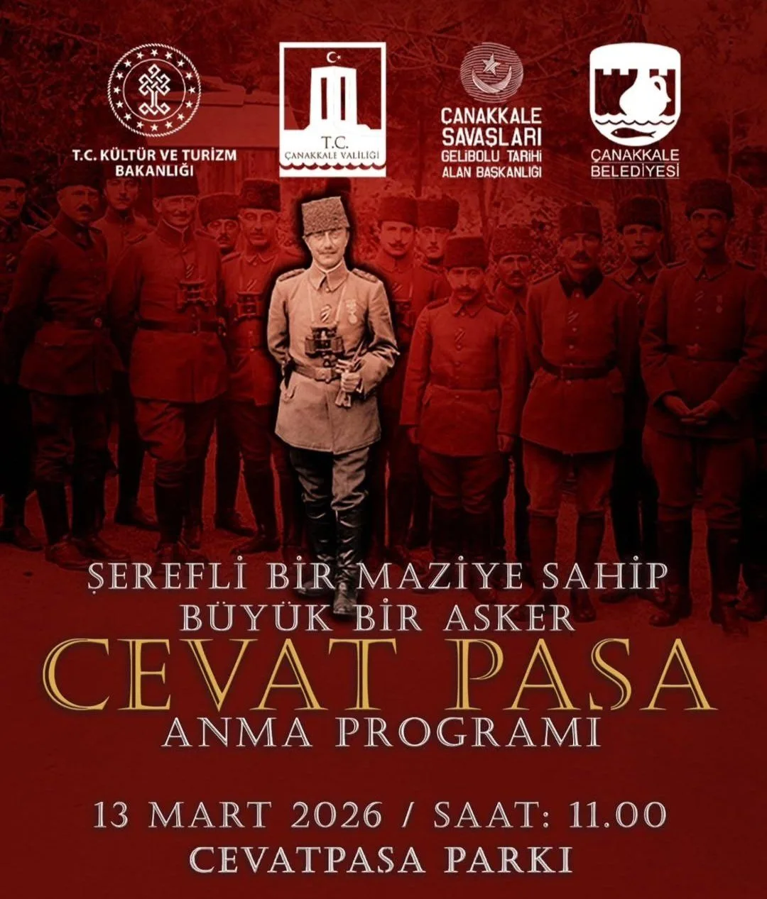 18 Mart Kahramanı: Miralay Cevat Paşa'yı Anma Programı