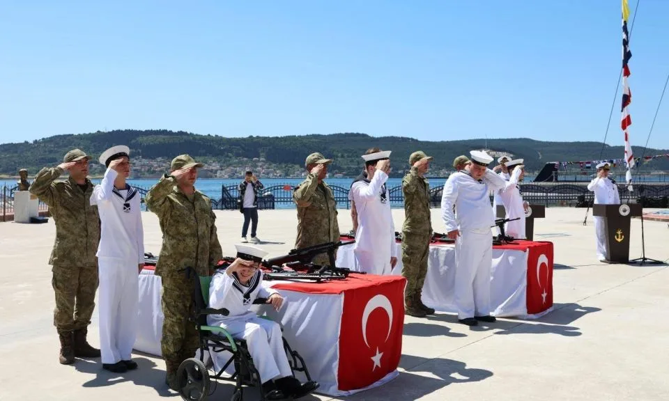 Çanakkale Boğaz Komutanlığı'nda Özel Bireyler İçin Temsili Askerlik Töreni