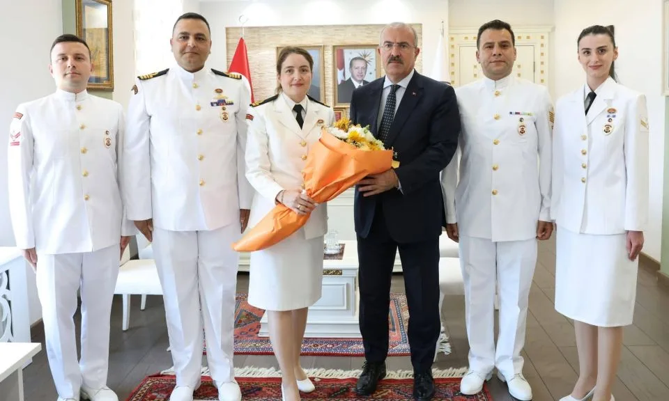 Çanakkale Valisi Toraman, Sahil Güvenlik Heyetini Ağırladı