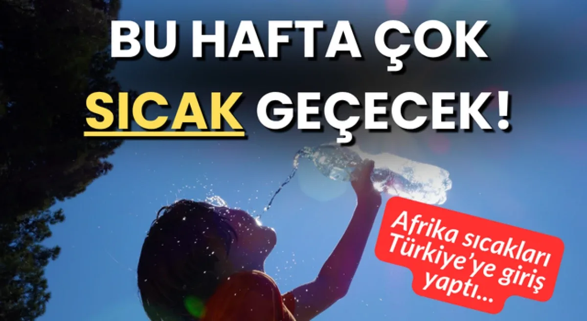 Çanakkale'de Hafta Boyunca Afrika Sıcakları Etkili Olacak