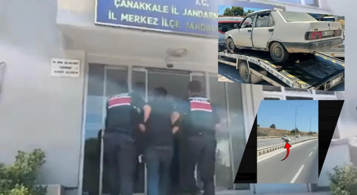 Çanakkale'de Ters Yönde Giden Alkollü Sürücü Yakalandı