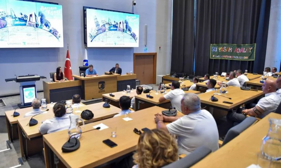 Çanakkale Belediye Başkanı Muharrem Erkek Şoförlerle Buluştu