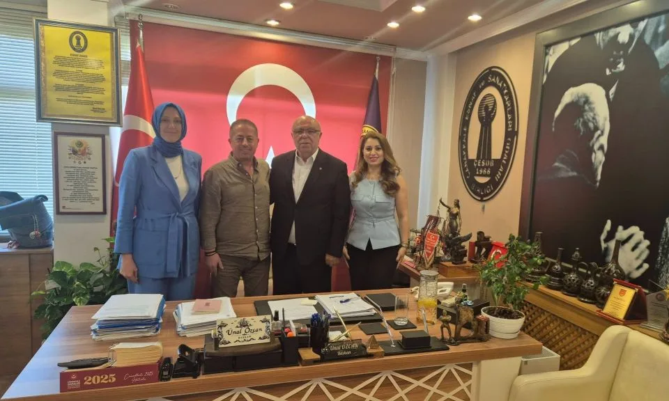 Çanakkale Ticaret Borsası ve Birlik Vakfı'ndan ÇESOB'a 'Hayırlı Olsun' Ziyareti