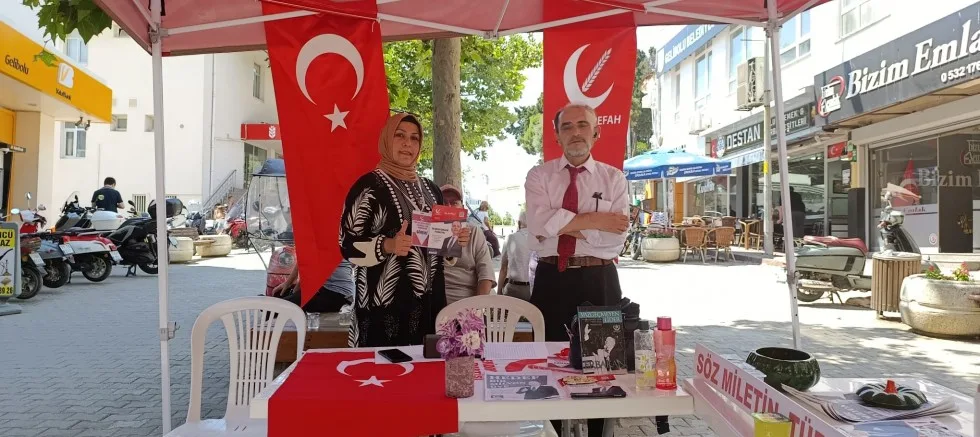 YRP Gelibolu'da '1 Milyon Üye' Hedefiyle Saha Çalışmaları Yaptı