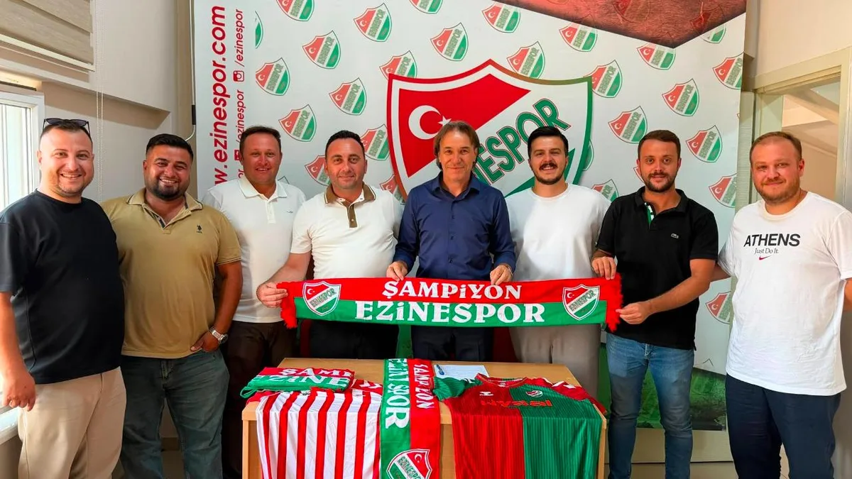 Fadıl Kurt Yeniden Ezinespor Teknik Direktörü Oldu