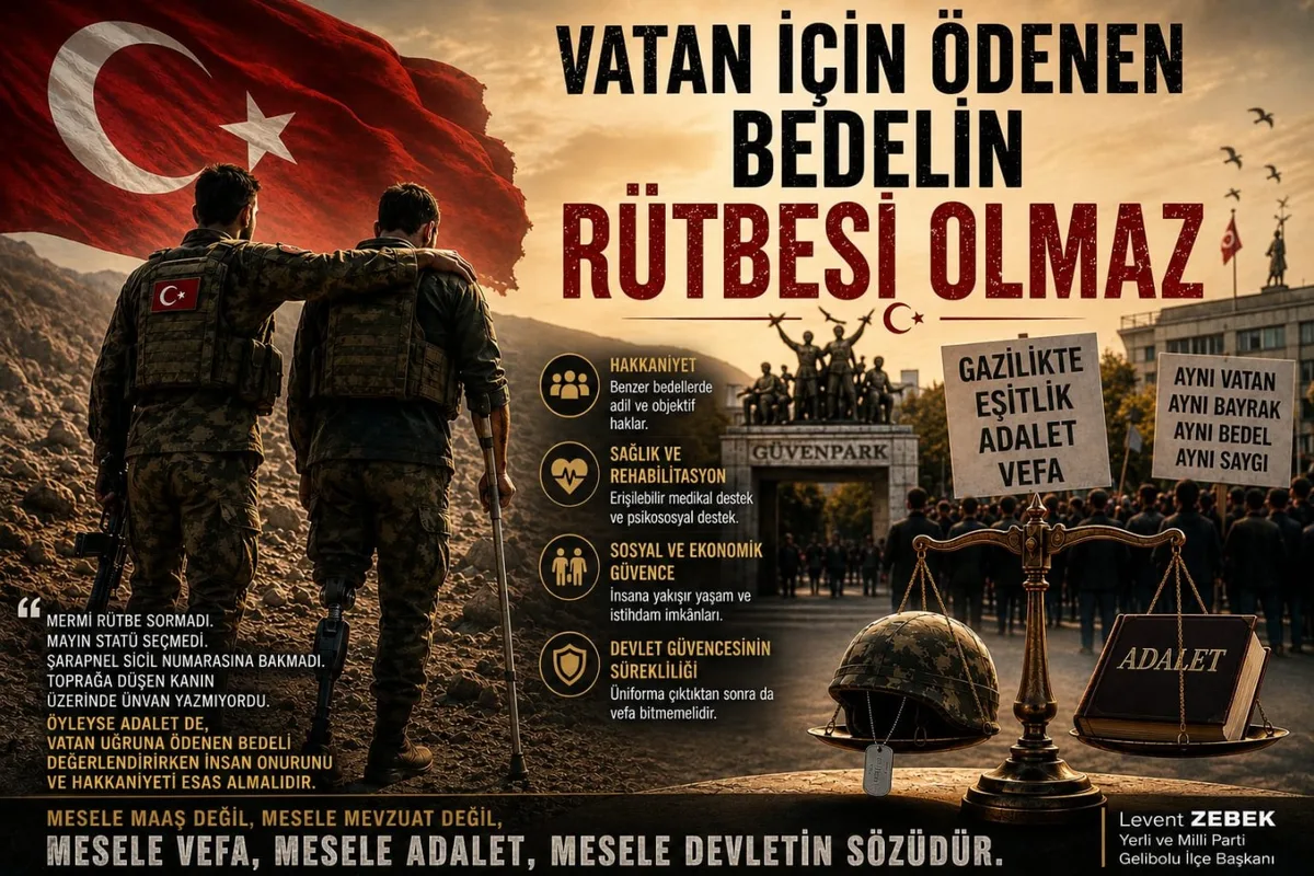 Levent Zebek: Vatan için ödenen bedelin rütbesi olmaz